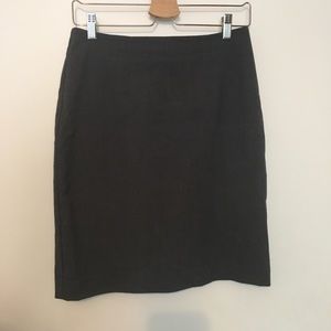 H&M grey pencil skirt